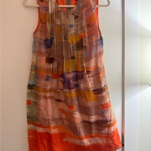 New Directions Multicolor Sleeveless Mini Dress